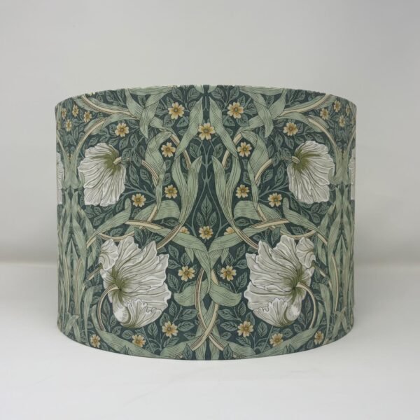 William Morris Pimpernel Olive handmade lampshade by Fait par Moi