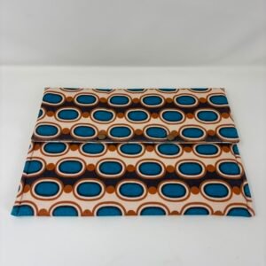 Handmade laptop cover in a retro needlecord design by Fait par Moi