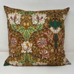 William Morris Tulip and Honeysuckle cushion