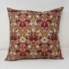 Handmade William Morris Spring Thicket Barbed Berry cushion by Fait par Moi featuring an Arts & Crafts floral design in genuine FreeSpirit Fabrics cotton.