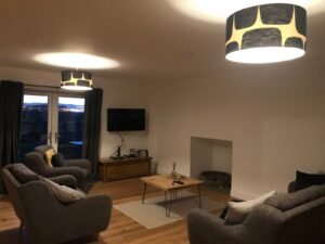 Scion Lohko Liquorice & Hemp Ceiling Pendants handmade in Birmingham
